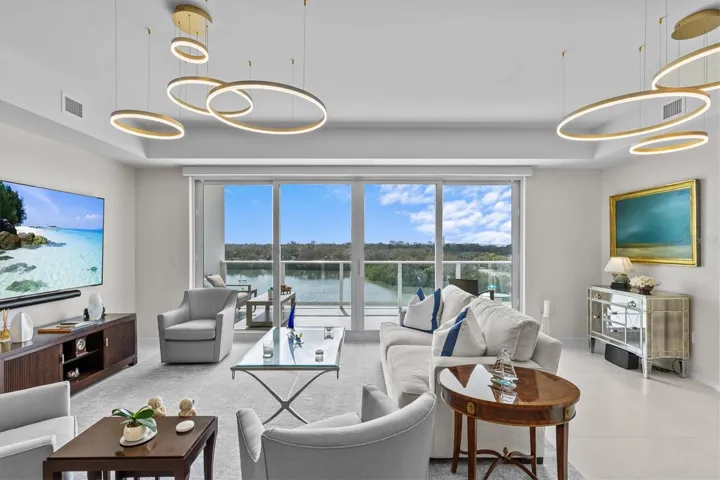 Living Room with water views