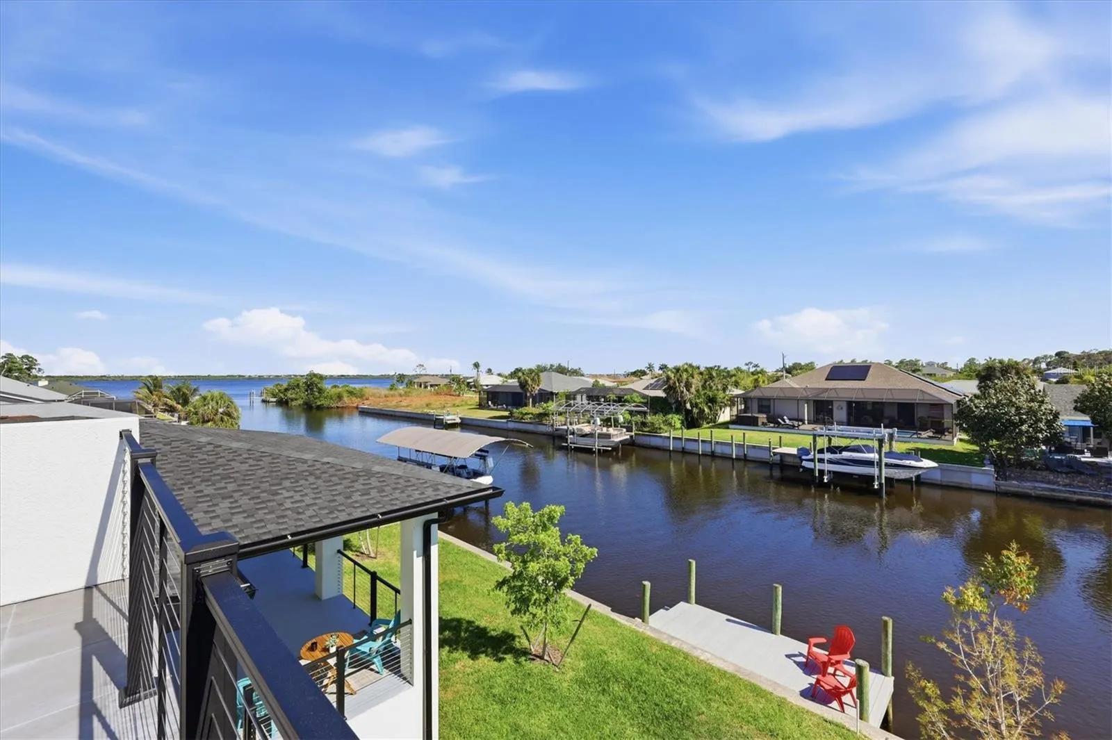 Stunning view from upper sun deck
