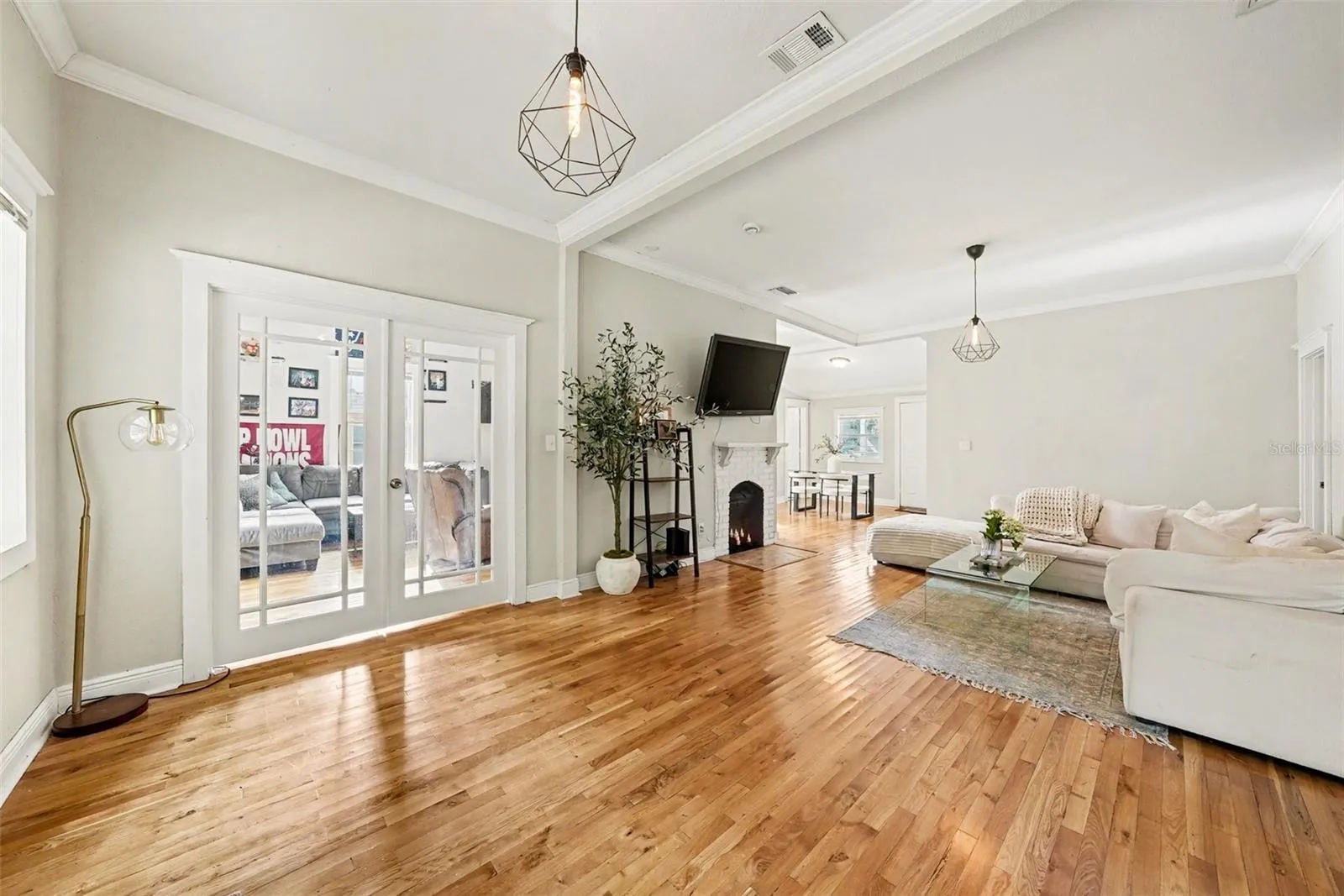 Alternate view of living area showing layout and flow.