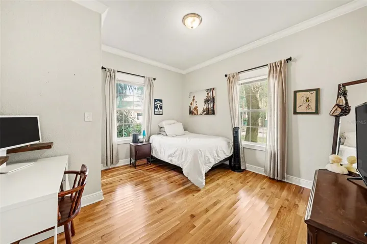 Secondary bedroom at front of home.