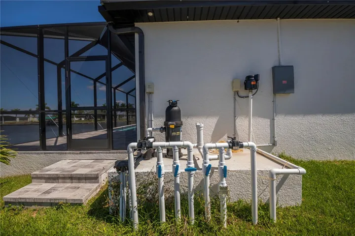 Pool Equipment Area.