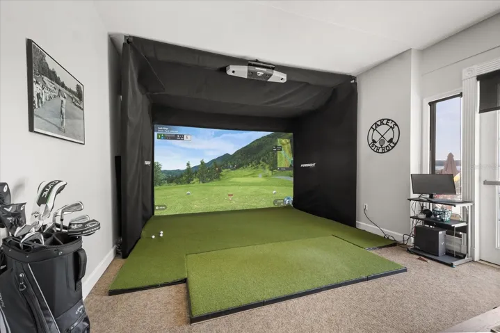 Golf Simulator at DIGC Clubhouse