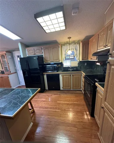 Kitchen view from hallway
