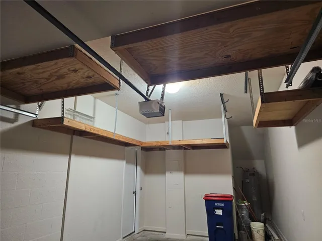 Lots of elevated garage storage