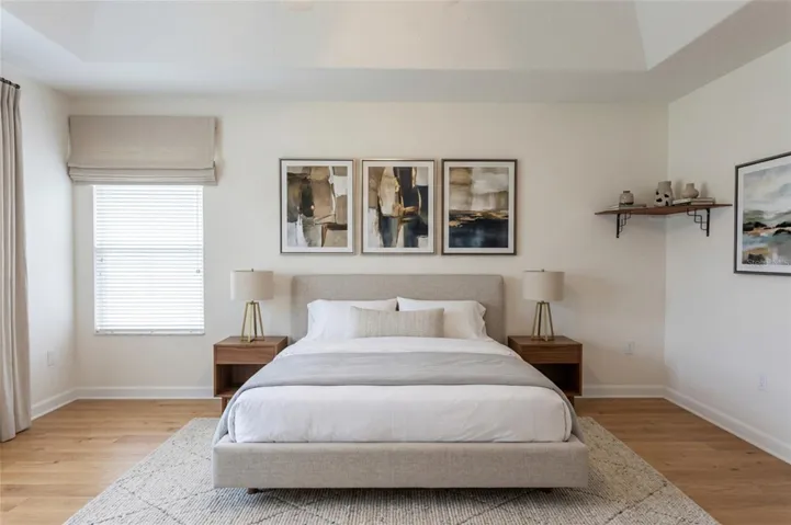 Staged, Bedroom