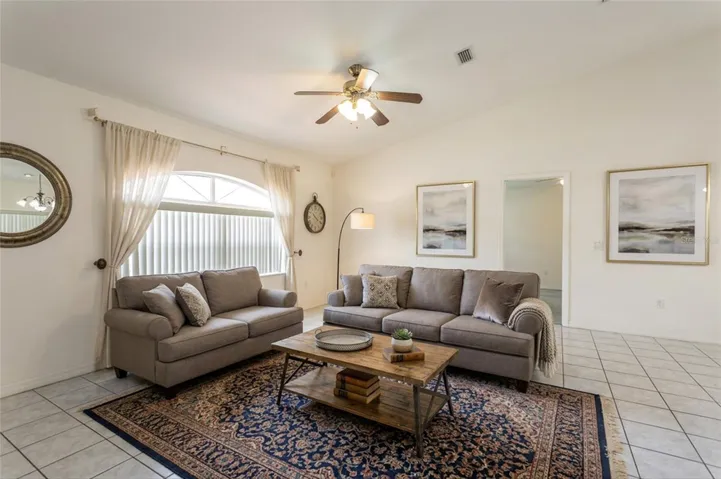 Staged, Living room
