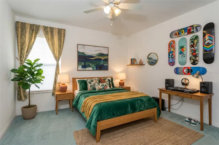 Staged, Bedroom