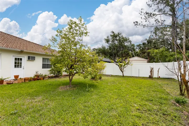 Rear yard