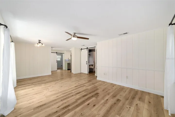 Living and dining space