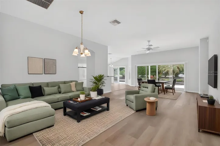 Living and Dining Rooms-Virtually Staged