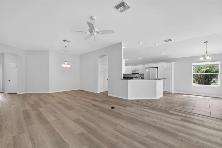 Living, Dining, Kitchen, and Dinette