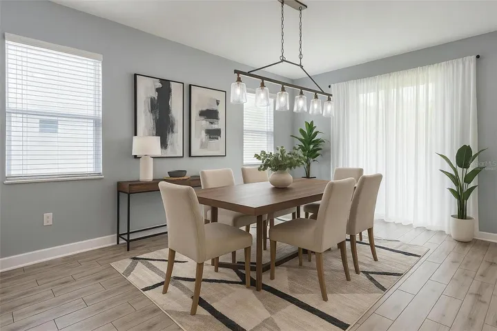 Virtually Staged Dining