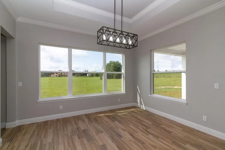Rendering: to be built breakfast nook