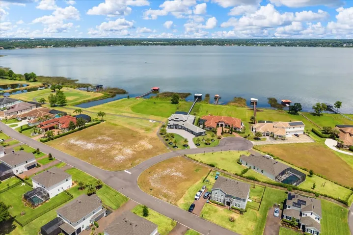 High shot from Sawgrass looking over Lake Dora