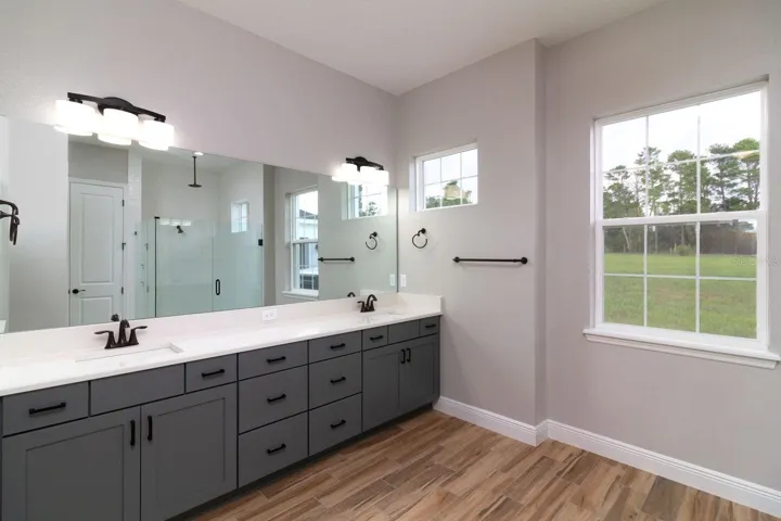 Rendering: to be built primary bathroom