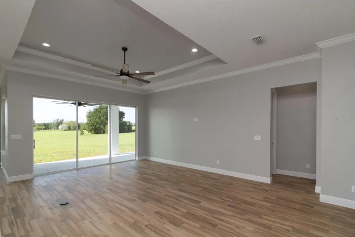 Rendering: to be built living room