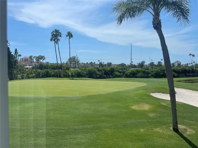 Your golf course view.