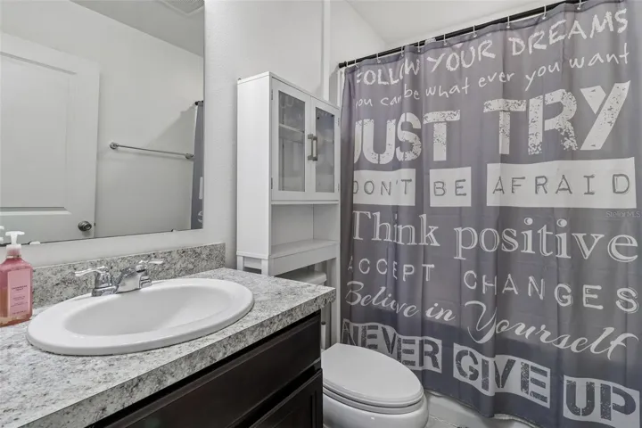 Main floor full bath.
