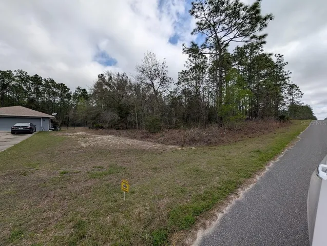 Wooded area is the south west corner of lot 2