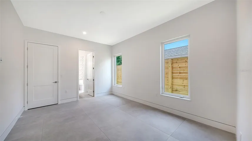 Main level ensuite bedroom