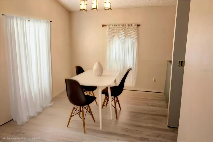 Cozy Dining Room Virtually Staged