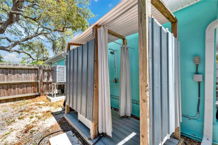 Convenient Outdoor Shower