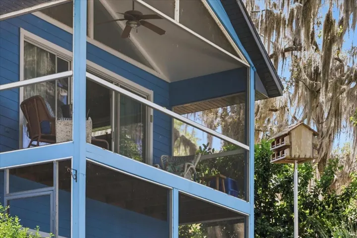 Step put onto this private screened in porch...oh the sunsets!