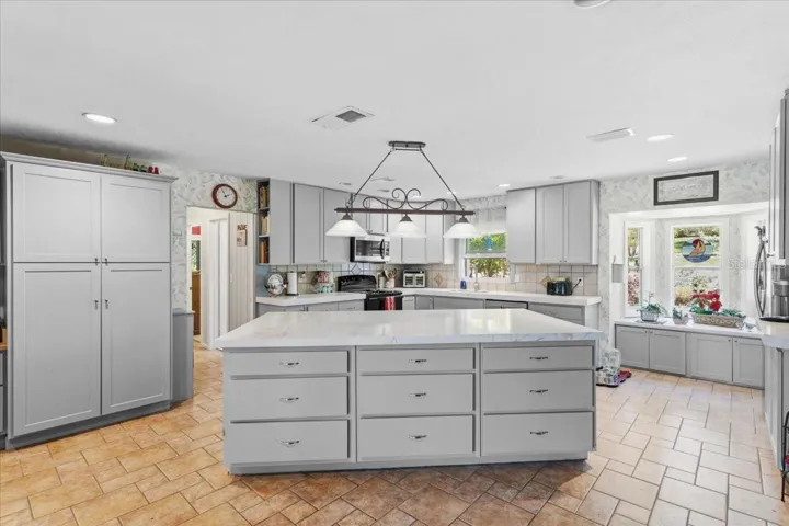 A custom designed kitchen with every detail you can imagine!