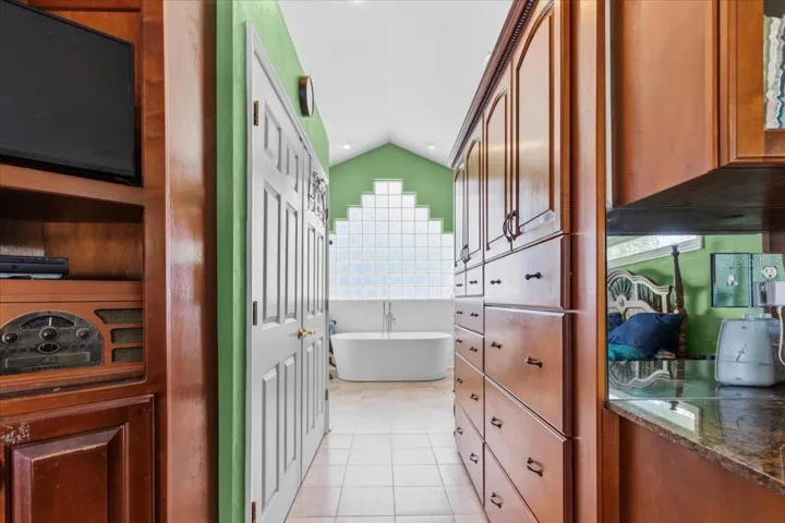 Custom built-in cabinetry throughout...