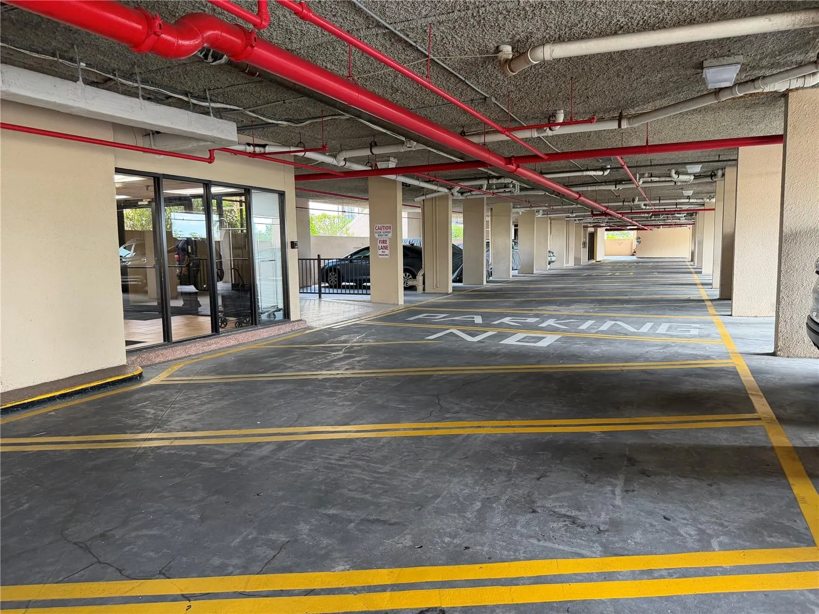 Covered Parking Under Building