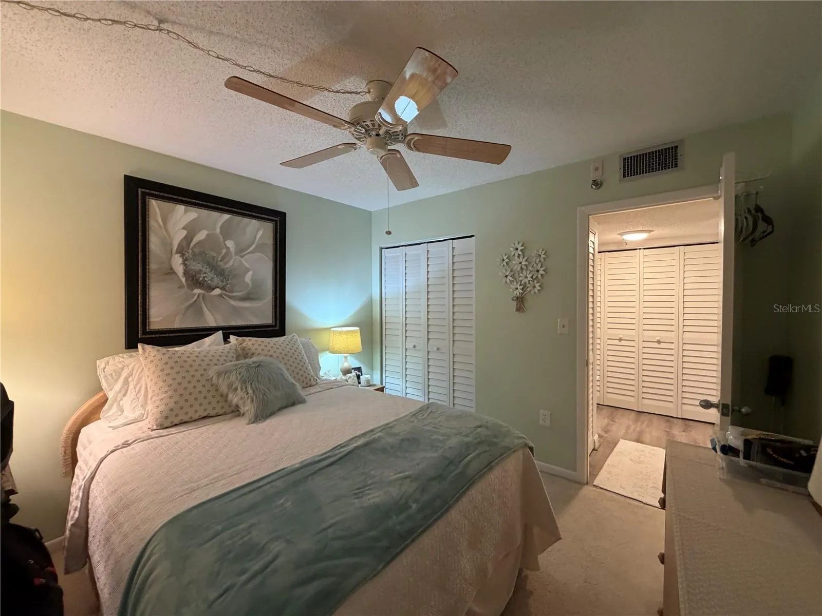 Second Bedroom showing Hallway &amp; Closet