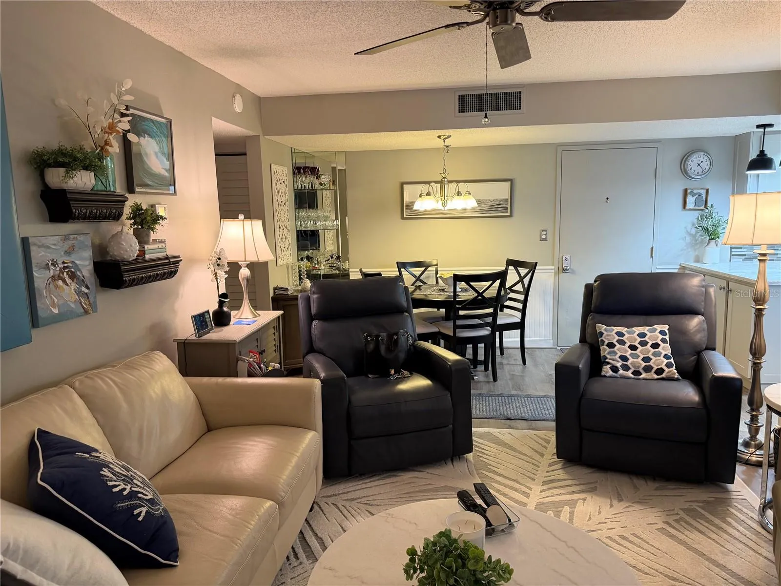 Living Area Design Flow shows ample seating