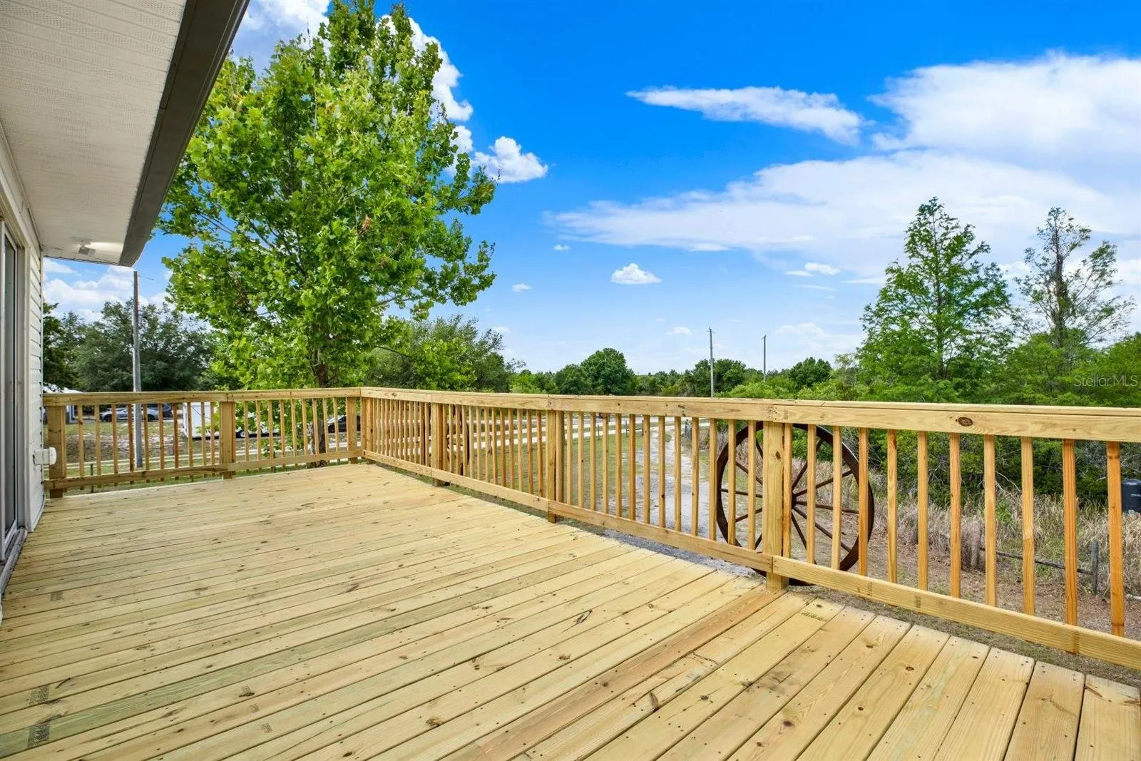 Patio balcony off the master bedroom