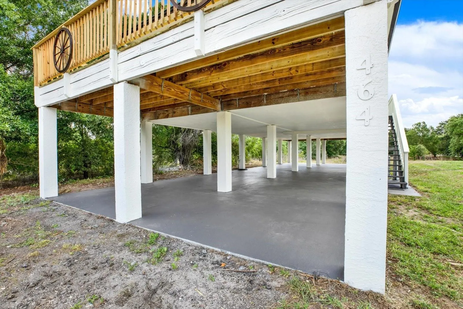 1145 sq' under the home for all your toys