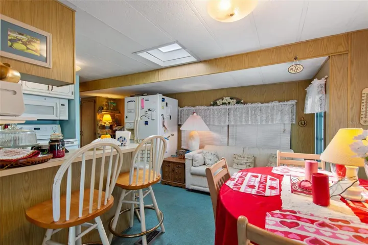 Breakfast nook.