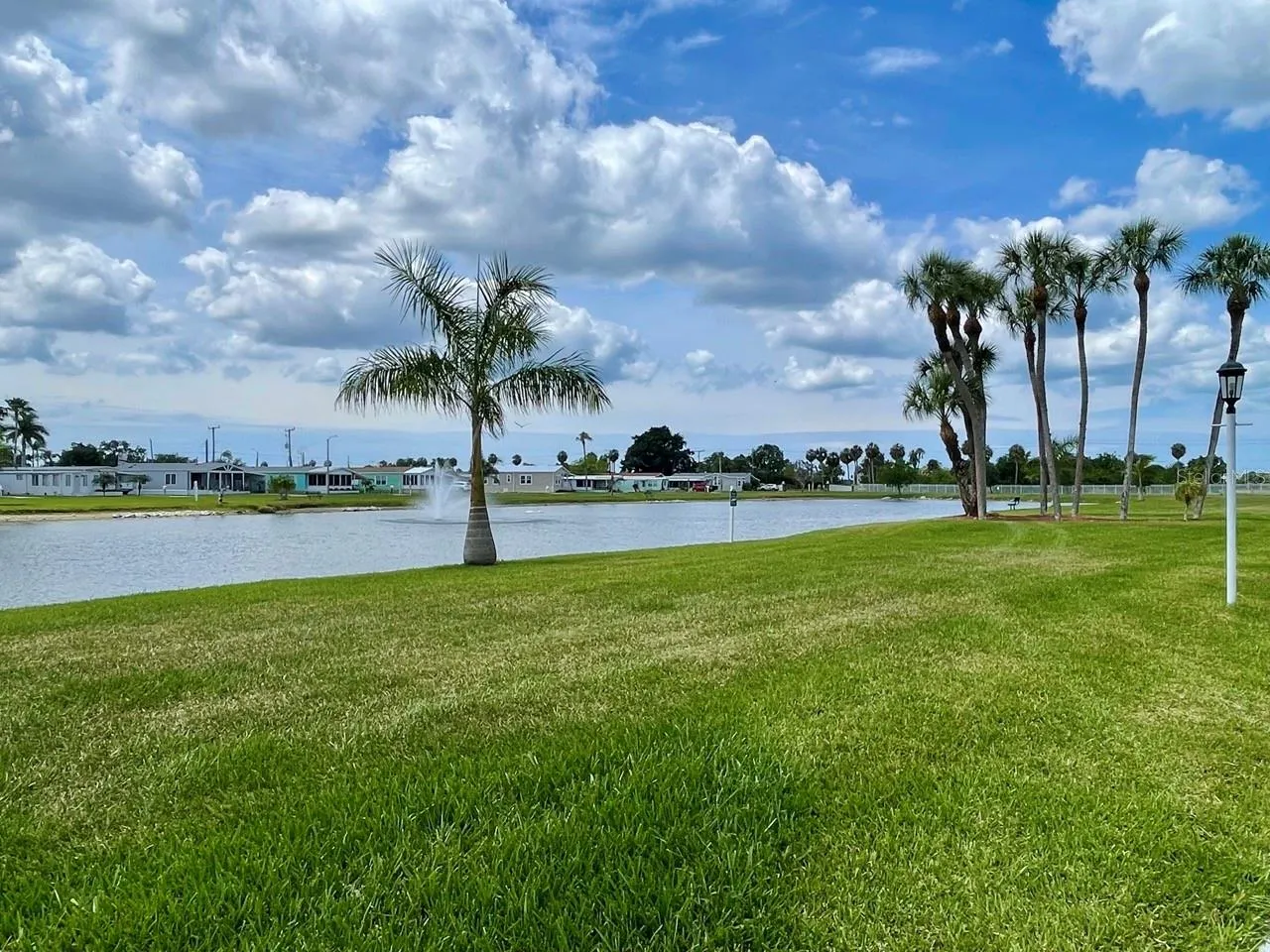 View from Florida room- home is a quick walk to the amenities center.