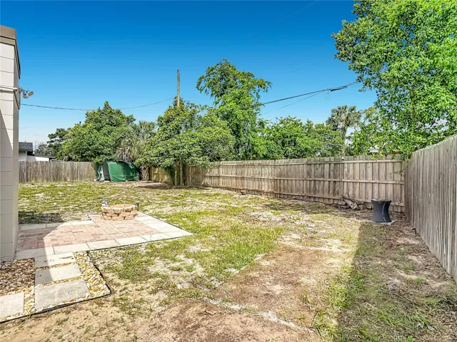 rear patio