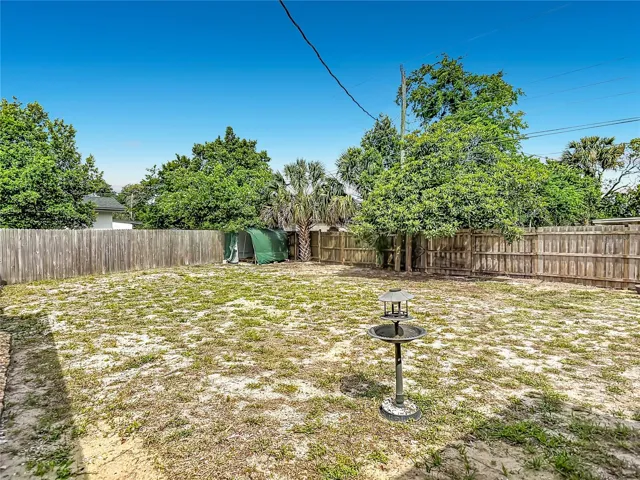 large back yard