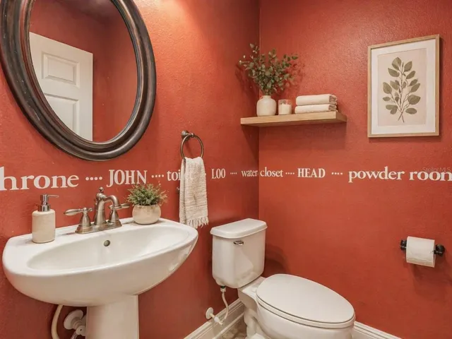 Virt Staged Half Bath