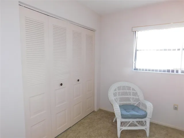 second bedroom with closets