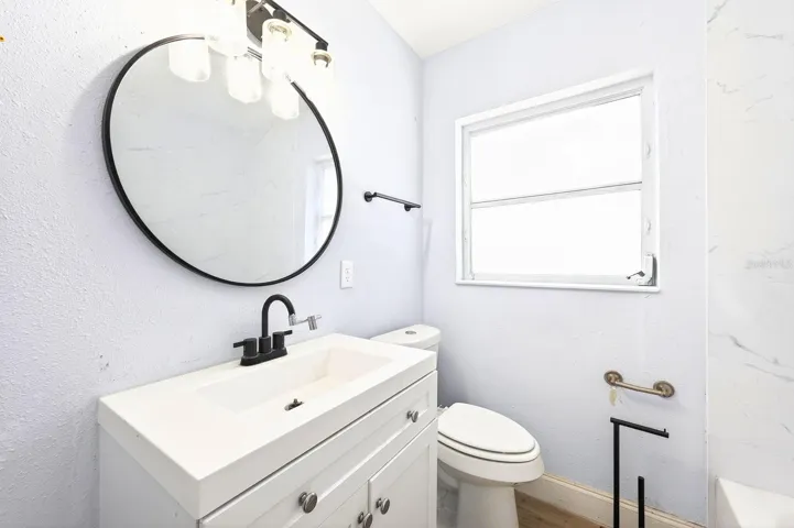 Updated second full bath.