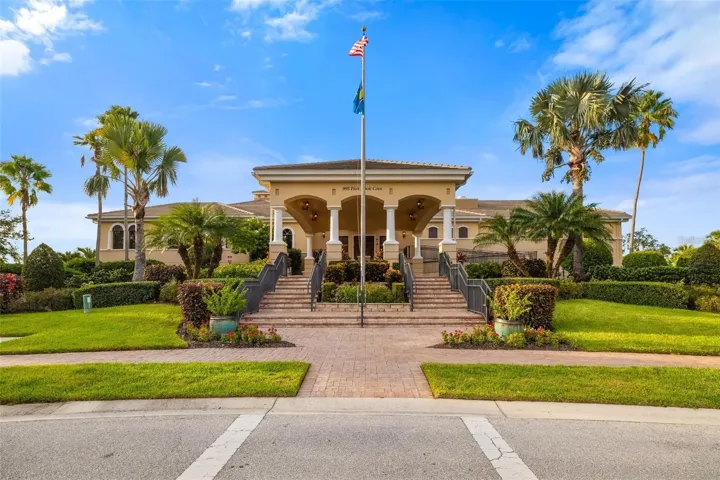 Community clubhouse entrance