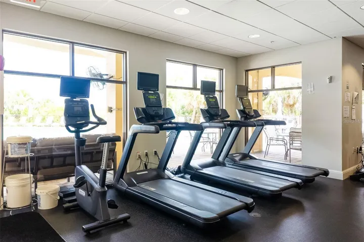 Fitness center with cardio equipment