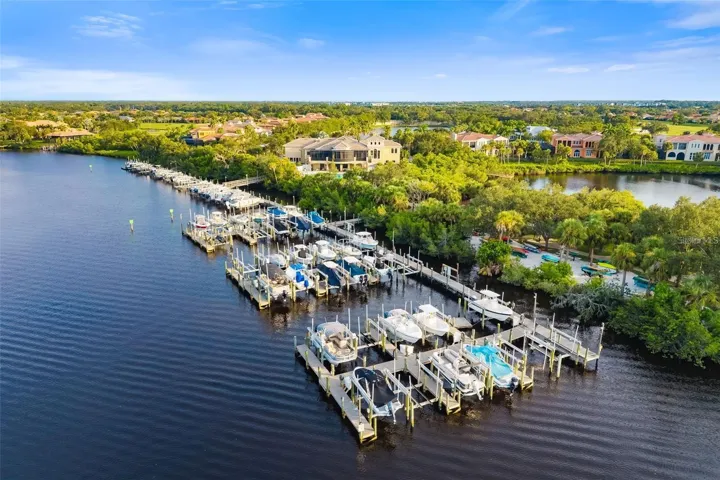 Marina and waterfront setting