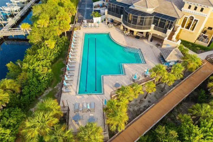 Community pool and clubhouse