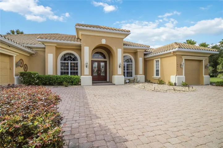 Paver drive and grand entry create an impressive first impression.
