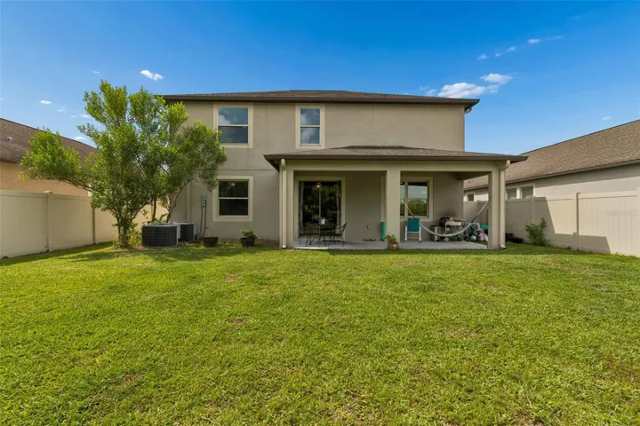 Large backyard