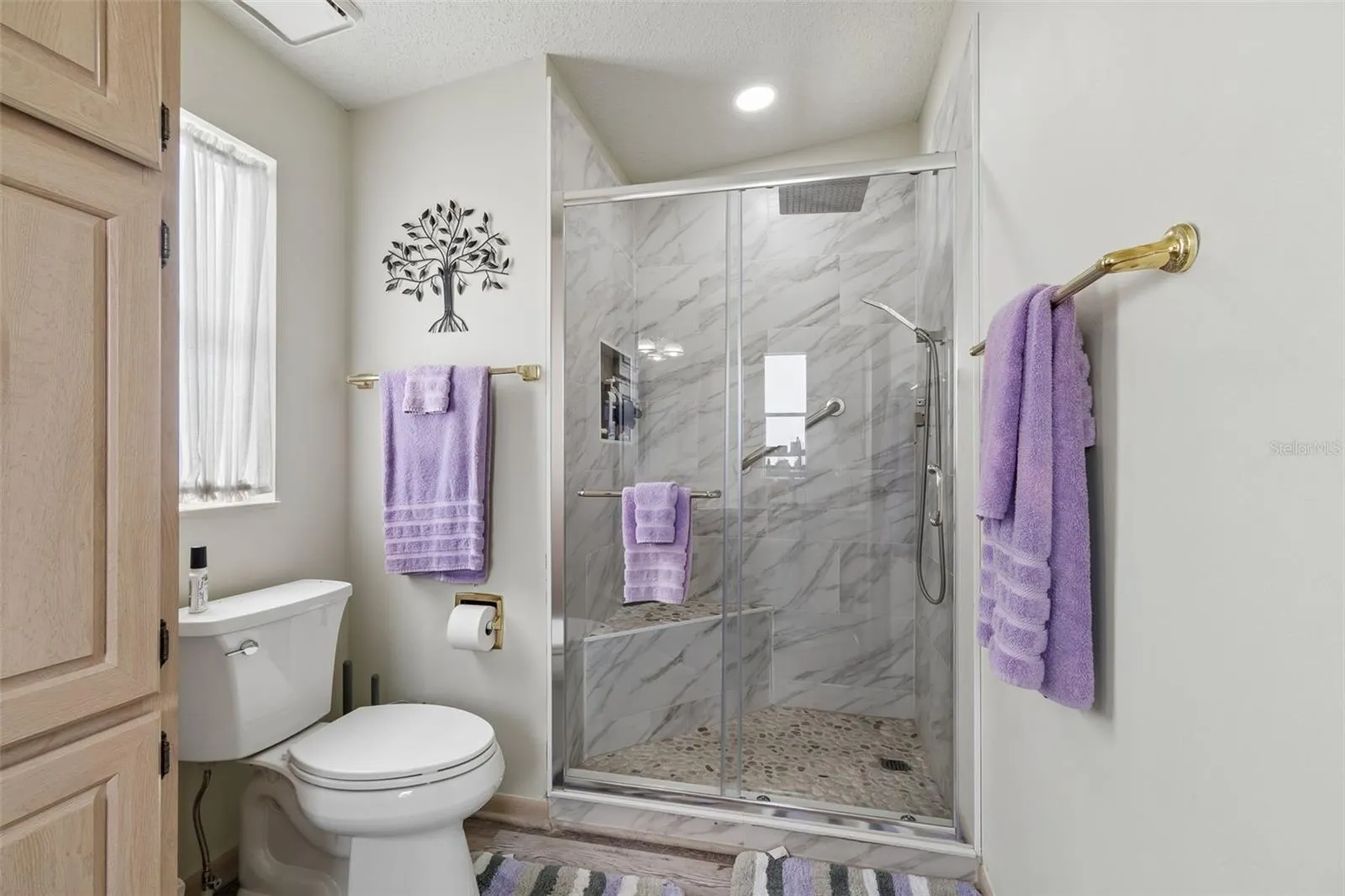Master shower