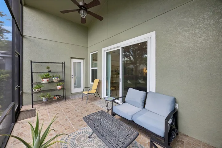 Outside covered and screened lanai