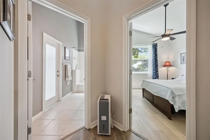 hallway to 2nd bath and 3rd bedroom
